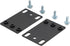 Generic 1U 23 19 Inch 2mm LiyaTech to Server Rack Adapter Reducer, ETSI Telecom Rack to Standard Rackmount Converter