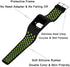 Replacement Double Color Silicone Bands for Fitbit Surge Watch, Fitness Tracker Watch Band Accessories