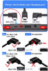HKXLT 20W QC3.0 11.5ft 66W 3-Port 12V 24V (J98) Dash Cam Charger Cable PD & Built-in Super Fast Car Charg Mini USB