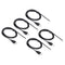 PATIKIL 1.5M/5Ft 5V 3A USB Pigtail Extension Power Cable, 5 Pcs 22AWG Connector for DIY Equipment Repair
