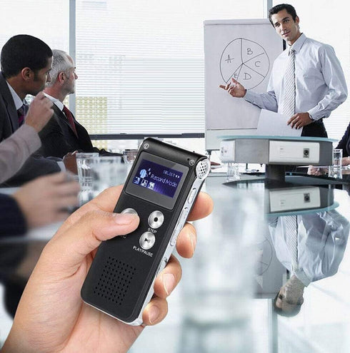 TEAMWILL 8GB Paranormal Ghost Hunting Equipment Digital EVP Voice Activated Recorder USB US (Black)