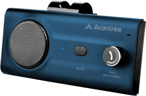 Avantree CK11 Bluetooth 5.0 Hands Free Cell Phone Car Kit, 3W Loud Speakerphone, Support Siri Assistant, Wireless in