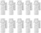 10 Pack Door Window Alarm, Kids Safety Alarm System for Home Security, Sensors for Bedroom, Garage, Apartment, and