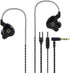 YINYOO KBEAR KS1 in Ear Monitor Bass earbuds Wired Earbuds,Clear Sound Stereo Headphones, Vocals forwards High Resolution Noise Canceling earphones, Dual Magnectic Circuit Dynamic Detachable Cable