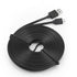 Long 25ft Micro USB Cable - USB to Micro USB Black Cable for PS4 Controller and Security Camera, 2 Pack