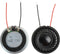 YXQ 2W 8 Ohm Micro Internal Speaker Magnet Loudspeaker 28mm Dia Round Metal Shell Wire for DIY Slim PC (4 Pcs)