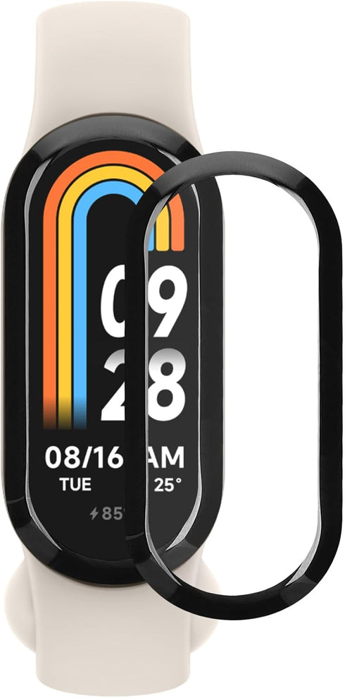 kwmobile Protective Film, 2x Screen Protector for Xiaomi Mi Band 8 - Anti-Fingerprint Smart Watch Protector