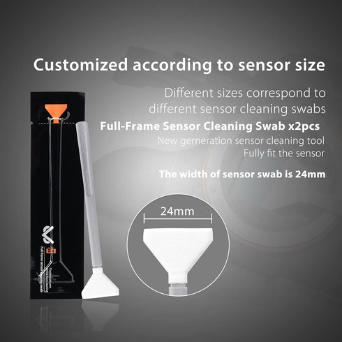 VSGO Professional Cleaning Kit, Lens Cleaning Pen, Full Frame and APS-C Sensor Cleaning Swabs, Air Blower, Cloth