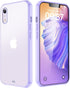ORIbox for iPhone XR Case, Purple Translucent Matte Case with Soft Edges, Lightweight Phone Case for Women Men