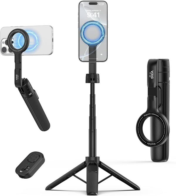 VRIG Select VRIG Magnetic Selfie Stick Tripod for iPhone with Bluetooth Remote, Extendable Phone