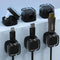 IFNOW 6 Pack Magnetic Cable Clips Cord Organizer Black Self Adhesive Cord Holder