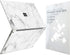 Ultra Thin Protective Cover Skin Decal Sticker for Microsoft Surface Laptop 5 (2022 Release) 13.5", Fresh Marble Vinyl