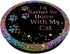 Purple Cat Paw Print Funny Sayings PopSockets Adhesive PopGrip