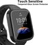 Screen Protector for Amazfit Bip 3/Bip 3 Pro Smartwatch, 2-Pack Hard PC Bumper Full Face Cover Protective Case Accessories for Amazfit Bip 3/Bip 3 Pro Men Women (Black+Black) by Rc-Z