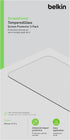 Belkin iPhone 14 Pro Tempered Glass Screen Protector (2-pack) - 9H Hardness, Easy Alignment Guide, Case Compatible.