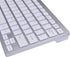 2021 Upgraded PC Computer Laptop Mini USB Wired Keyboard, 78 Scissor Keys, Compact Multimedia Keyboard (Silver)