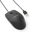 Amazon Basics 3-Button USB Wired Mouse with Responsive Tracking, Plug & Play, Compatible with