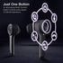 Wireless Earbuds with True 5.0 Bluetooth, Immersive Sounds, Charging Case, IPX5 Sweatproof, Black