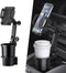 Ajxn 1 PC Car Cup Holder Phone Mount, Universal Adjustable Cradle for Most Cars, Black