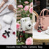 Nalefow Phone Charms Strap Cute Cherry CellPhone Straps Aesthetic Pink Red Black BlueCherry Phone Chain for Camera