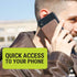 Cell Phone Wallet for Back of Phone, Stick On Credit Card ID Holder with RFID Protection, White Marble