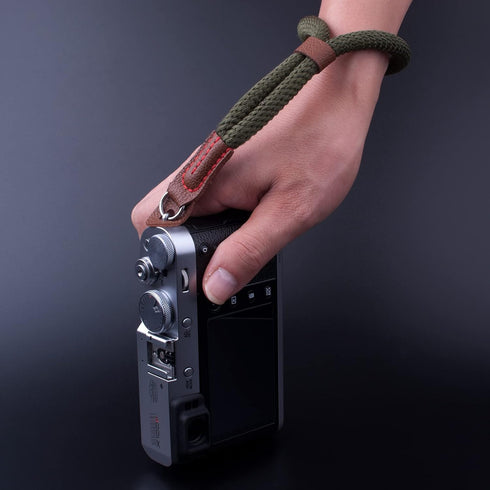 Green Soft Camera Wrist Strap, Hand Strap Compatible with Fujifilm X-T30, X-T4, X-T3, X100F, and More