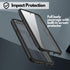 CBUS Heavy-Duty Phone Case with Built-in Screen Protector for TCL 20s – Full Body (Black)