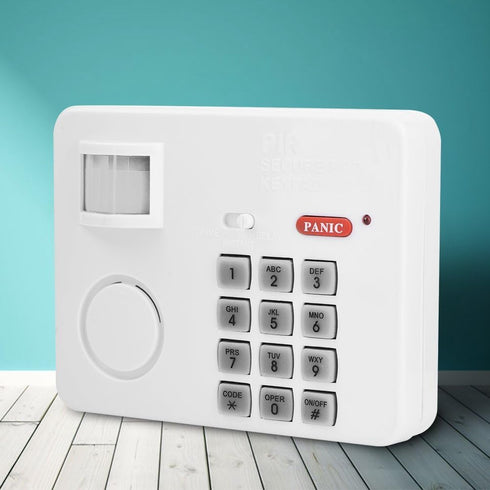 Wireless Security Keypad Alarm, Motion Sensor Password Home Security Keypad with Remote Infrared Detectors