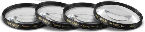 49mm 7PC Filter Set for Canon EF 50mm f/1.8 STM Lens - Includes 3 PC Filter Kit and 4PC Close Up Filters