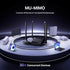 Tenda AC1200 4 100 IPv6 Controls(AC6) Smart WiFi Router, High Speed Dual Band Wireless Internet Router with Smart APP