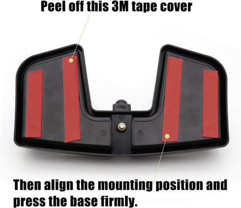 Camoo for Jeep Renegade Phone & GPS Holder, 360 Degree Rotation, Fits 2015-2025 Models