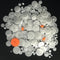 URIMPAVIDO 200PCS White Plastic Gears Module 0.5 Gears for DC Motor DIY Model
