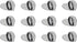 12Pcs Phone Charm Hook Adhesive Metal Finger Grip Hook, Cell Phone Ring Holder Stand for DIY Accessories (Black)