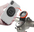 sincetop Bike Phone Mount, Mountain Bicycle Cell Phone Holder, Universal Aluminum Handlebar Stem Phone Clamp, Cycling