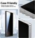 2 Pack S25 MAGIC JOHN for Samsung Galaxy Ultra Privacy Tempered Glass Screen Protector, Bubble Free, Easy Installation