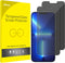 JETech 2-Pack Privacy Screen Protector for iPhone 13 Pro Max 6.7-Inch, Anti-Spy Tempered Glass Film