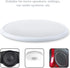 Speaker Grille, 2PCS in-Ceiling 8'' Speaker Grille,Home Speaker Cover, Dynamic Built-in Audio, for Humid Indoor/Enclosed Areas,Bathrooms,Kitchens,Patios (8inch)