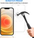 (3+3 Pack) Glass Screen Protector for iPhone 12 Mini with Camera Lens Protector - 5.4 Inch HD Clear