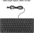 VBESTLIFE 78 2.0 Bilingual Language Keyboard, Keys Ultra Slim Language Keyboard, USB Wired Computer Keyboard, Quiet