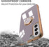 Tnarru Samsung Galaxy S22 Plus Case with Ring Holder Kickstand, Soft TPU Shockproof Electroplated Protective Case,