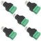 5Pcs RJ11 Male to 6 Pins Screw Terminal Block Adapter for Cat3 Telephone Handset Cords Extender, RJ12 6P6C Modular