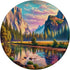 Yosemite National Park USA Beautiful Oil Painting PopSockets Standard PopGrip