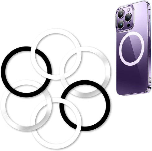 WYNK Universal Metal Rings - Compatible for Apple Magsafe Charger/Wallet/Battery Pack, for iPhone 15/14/13/12 Series