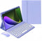 Keyboard Case for iPad Air 11 inch - Detachable Bluetooth Mouse, Candy Color Round Key for iPad Air 4/5, Purple