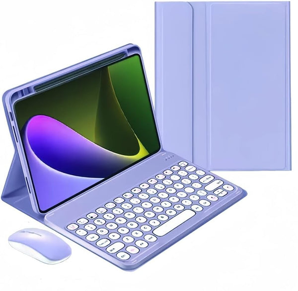 Keyboard Case for iPad 9th 8th 7th Generation 10.2 inch, iPad Air 10.5-inch, Detachable Candy Color Keyboard Cover,