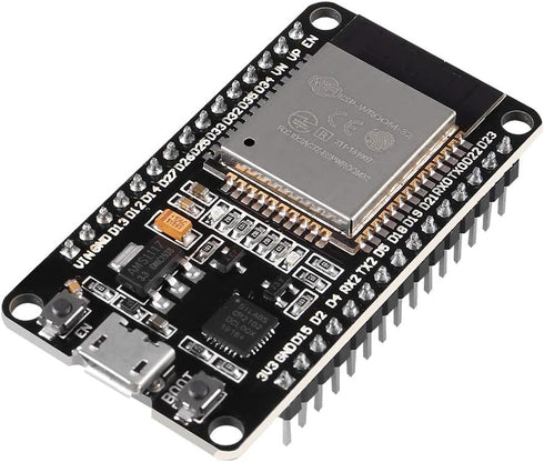 3PCS ESP32 ESP-32S WiFi Development Board NodeMCU ESP-WROOM-32 Microcontroller 2.4GHz Dual-Core WiFi Bluetooth Processor Integrated Chip CP2102