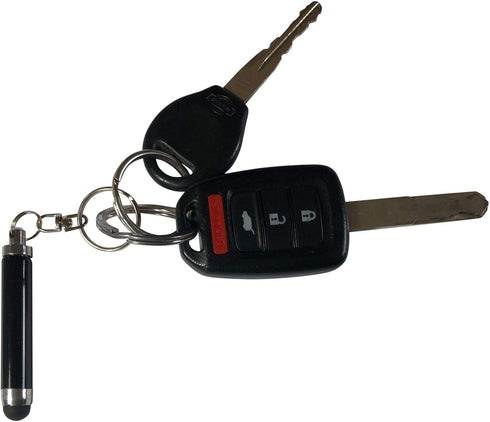 BoxWave Stylus Pen Compatible with Samsung Galaxy - Bullet Capacitive Stylus, Mini Stylus Pen with Keyring Loop
