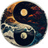 Yin Yang Day & Night Waves Clouds Celestial Sun Moon PopSockets Standard PopGrip