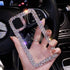 Bonitec iPhone 13 Pro Max Case - 3D Glitter Sparkle Bling Luxury Shiny Cute Crystal Charms Rhinestone Clear Cover
