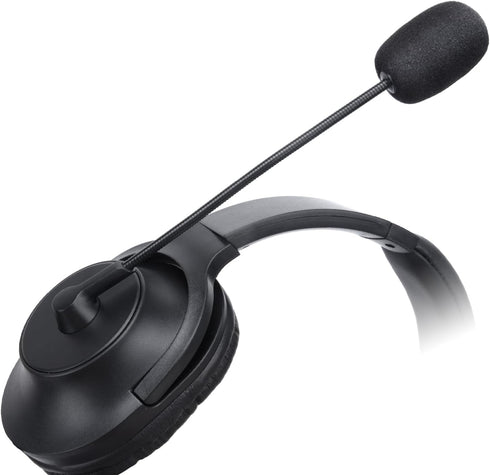 Over The Ear PTT Mic Earpiece for Two Way Radio Headset with Boom Mic for Baofeng Kenwood Retevis Walkie Talkie